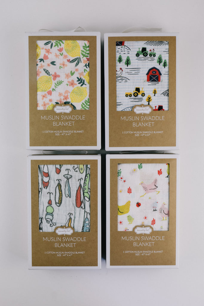 Farmhouse Muslin Swaddle