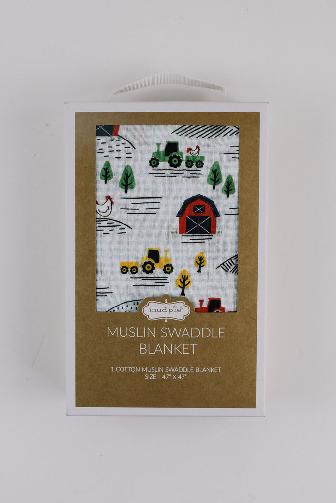 Farmhouse Muslin Swaddle